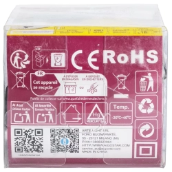 Niskonapięciowe lampki choinkowe 50led w kształcie kropli deszczu 5m+3m ciepłe